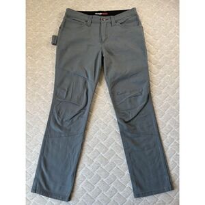 Wrangler RIGGS Workwear Pants Womens 8x30 Gray Tough Layers Carpenter Stretch
